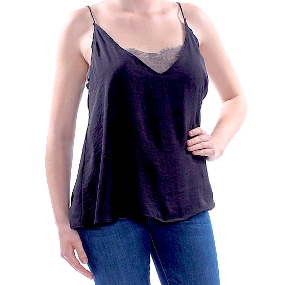 Free People 100% Silk Lace Camisole